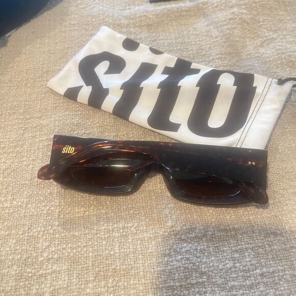 Sito Electro Vision 90s Square Frame Havana Tortoise Sunglasess main image 5